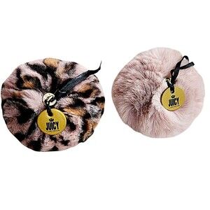 Juicy Couture Purse Charms Ornaments Fuzzy Balls (2)